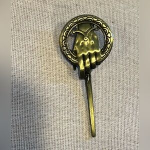 Gold Hand of the King tack pin /brooch Game of Thrones / House of the Dragon.